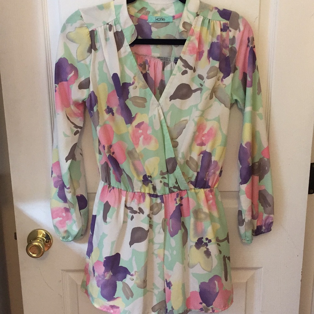 Karlie Floral Romper